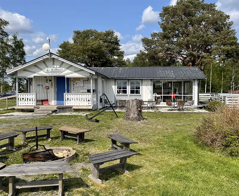 Klubbstugan med grillplats hos BK-Flottaren