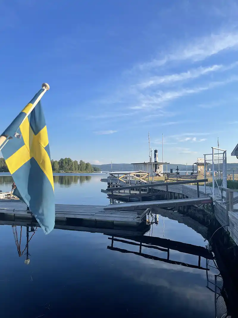 En vacker vårmorgon i BK-Flottarens marina
